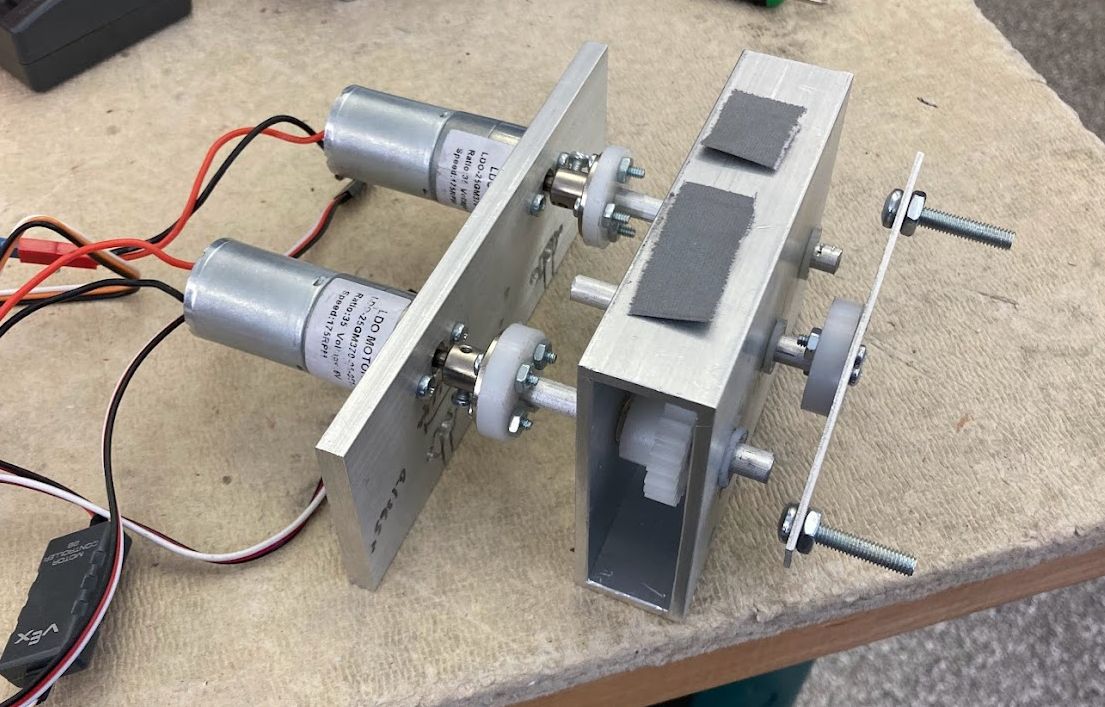 Final robot on the workbench