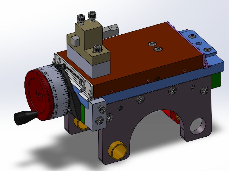 CAD render of the carriage assembly
