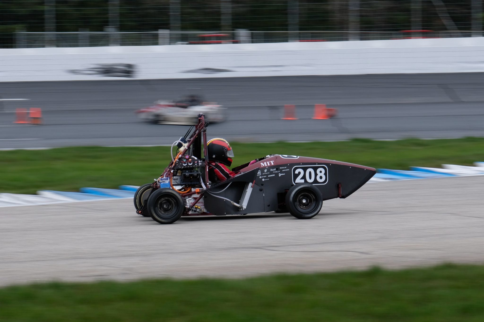 FSAE car on track