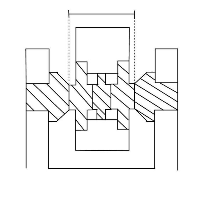 Rocker, bushing, and bearing assembly diagram