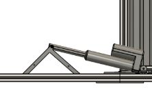 Linear actuator and linkage detail